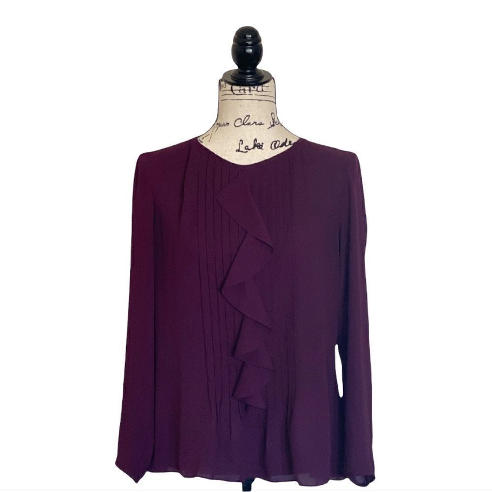 Banana Republic Burgundy Blouse (Small)